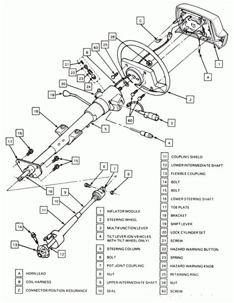 1990 chevy silverado steering column diagram 